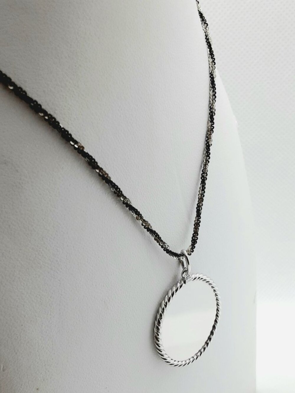 NEW Sterling Silver 18-inch pendant necklace - Picture 1 of 10